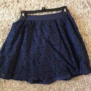Lauren Conrad Navy Blue Skirt